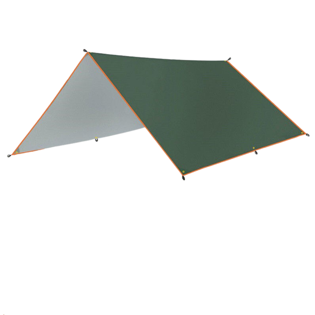 Waterproof camping tarp set