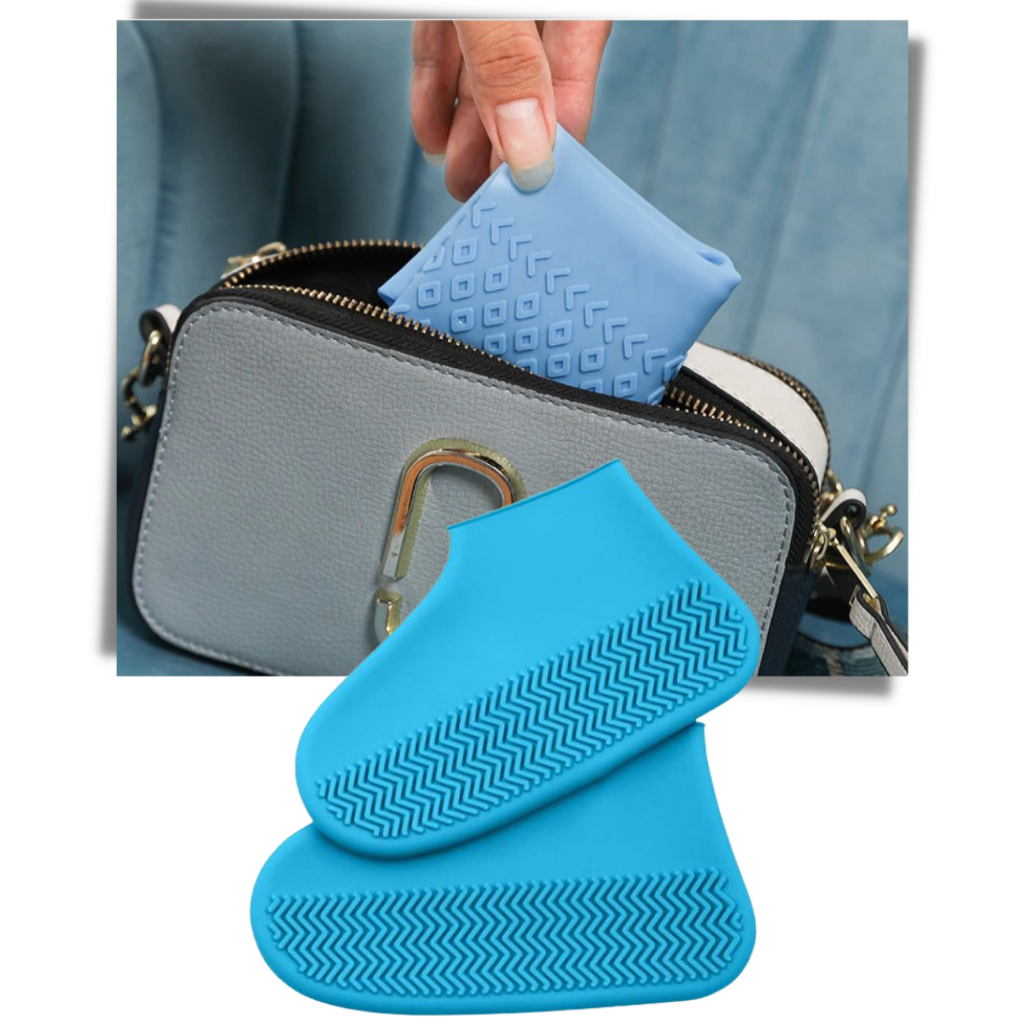 1 Paar Wasserfeste Silikon-Schuhüberzieher - Ozerty