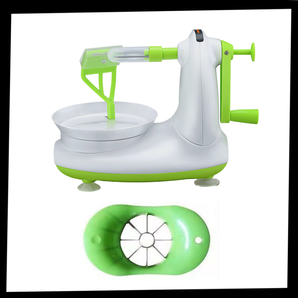 Handgekurbelter Obstschäler - Odeut