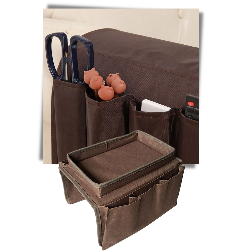 Hängende Aufbewahrungstasche für Sofalehne - Ozerty