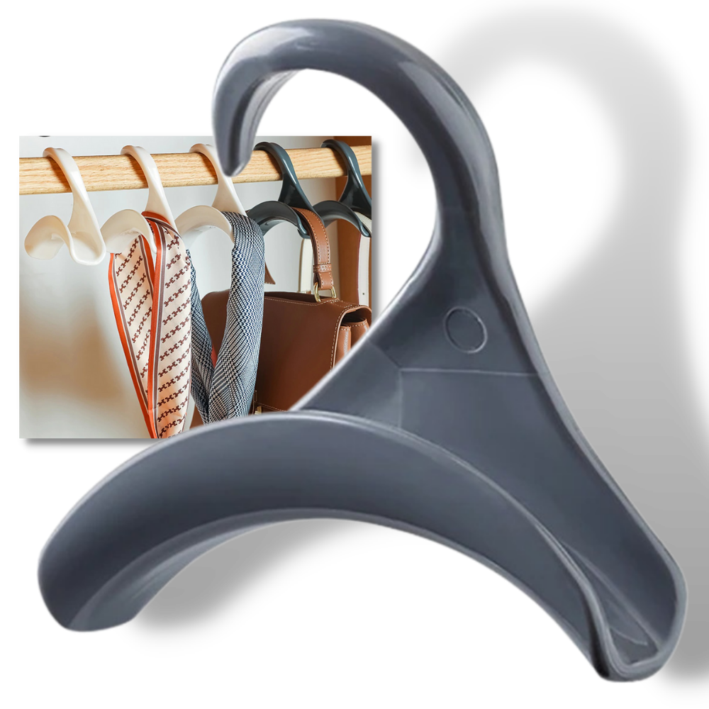 2er-Pack gekrümmter Taschenaufhängerhaken - Ozerty