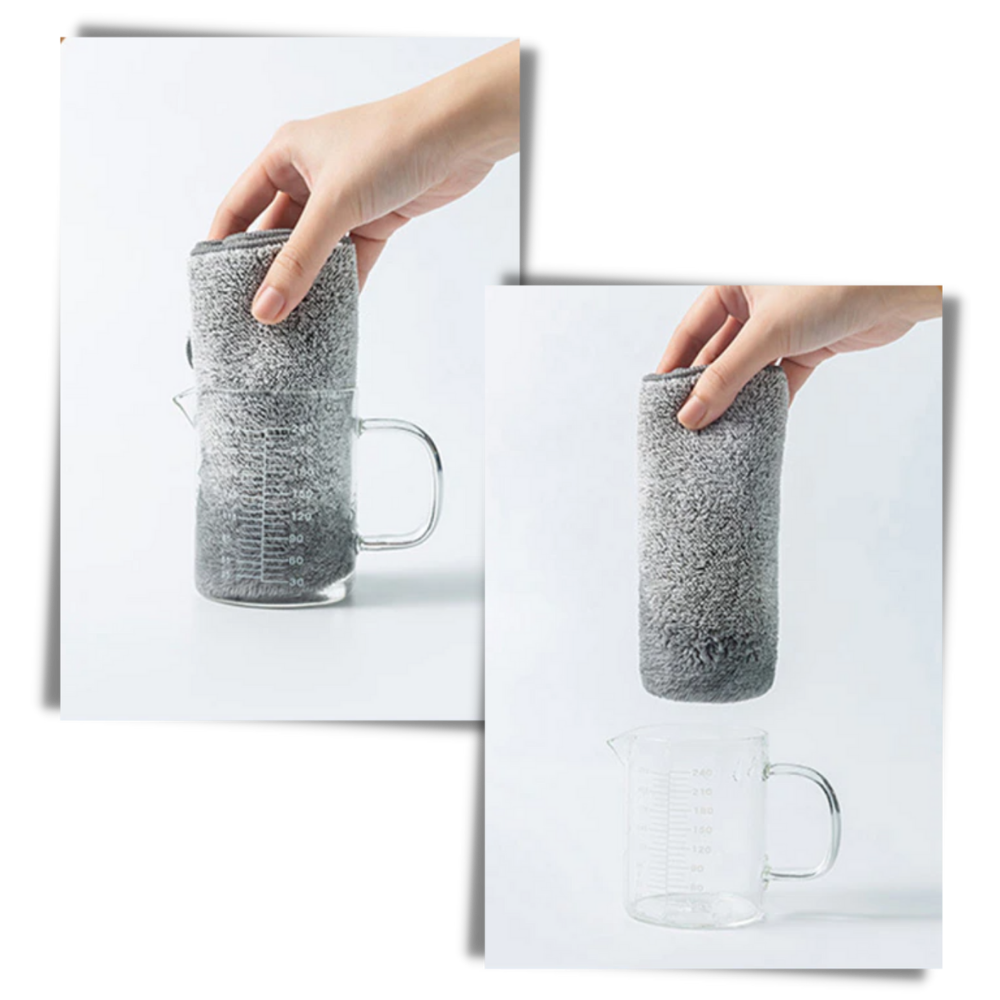 Saugfähiges Mikrofaser-Bambus-Geschirrtuch - Ozerty