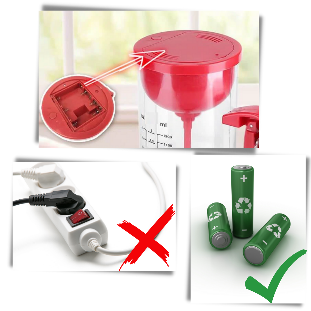 Kabelloser Batteriemixer und Verteiler - Odeut