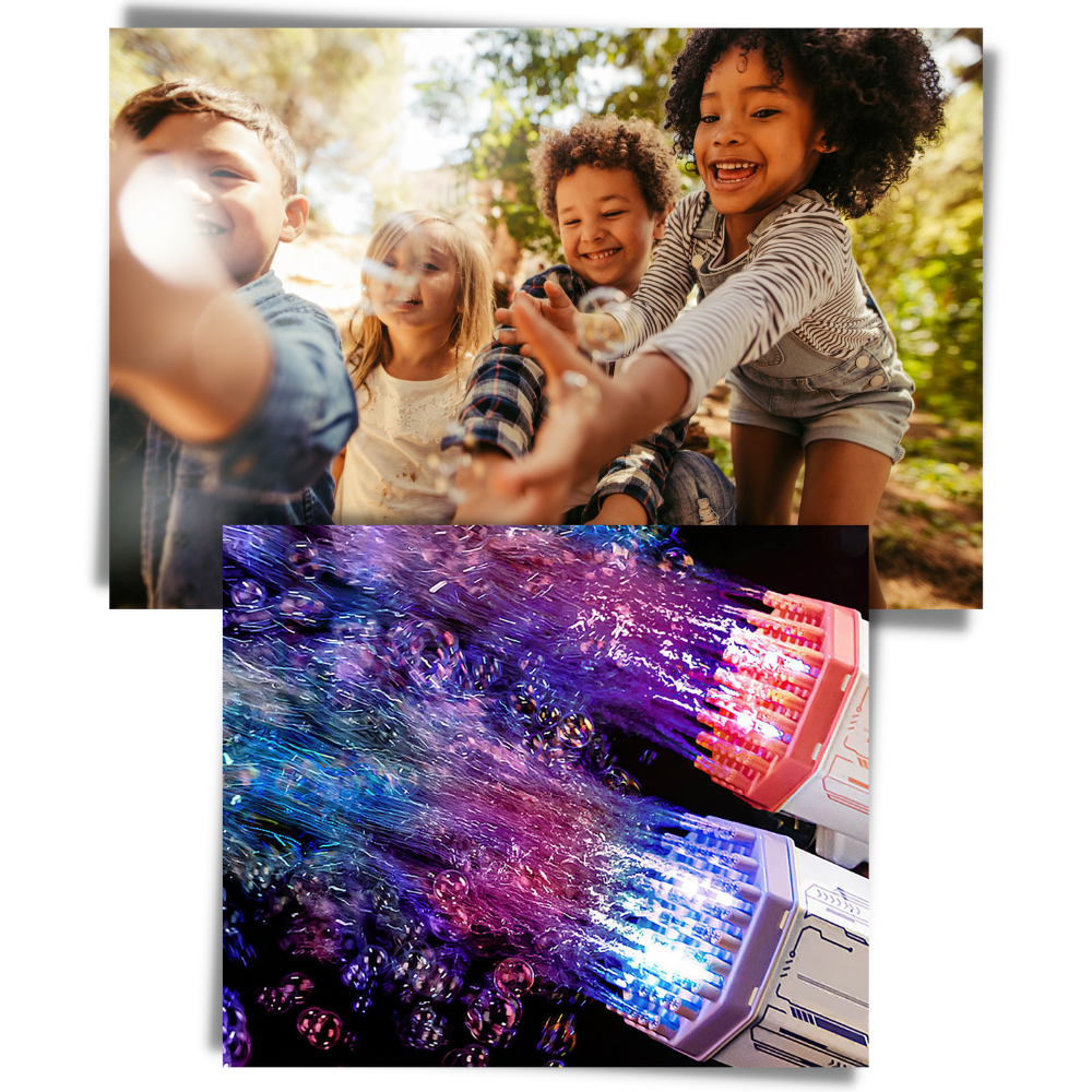 69-Loch Bazooka Seifenblasengebläse - Ozerty