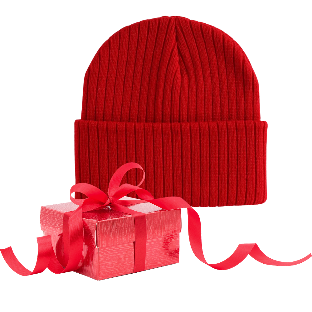 Klassische gerippte Strickmütze - Ozerty