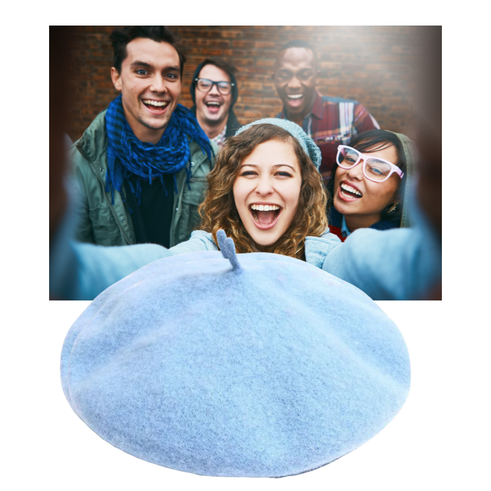 Klassische Wollmütze für Frauen - Ozerty