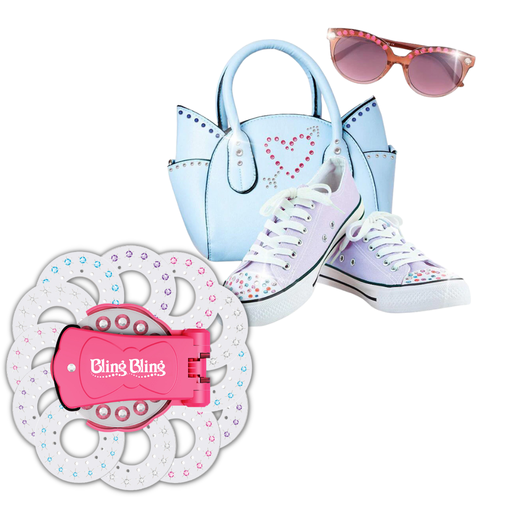 Diamant-Heftset für Haare & Kleidung - Ozerty