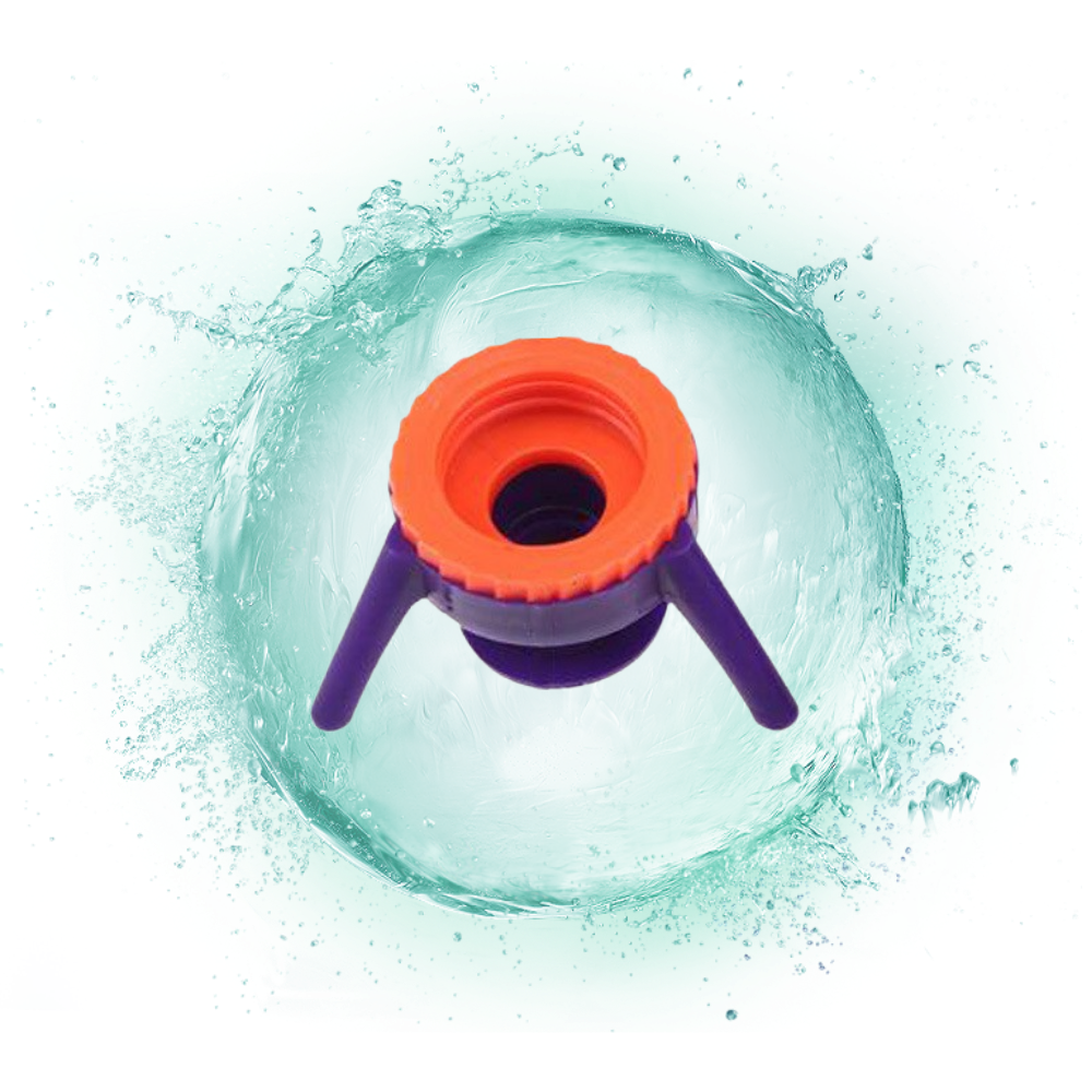 Packung mit 6 vielseitigen Flaschenständerkappen - Ozerty