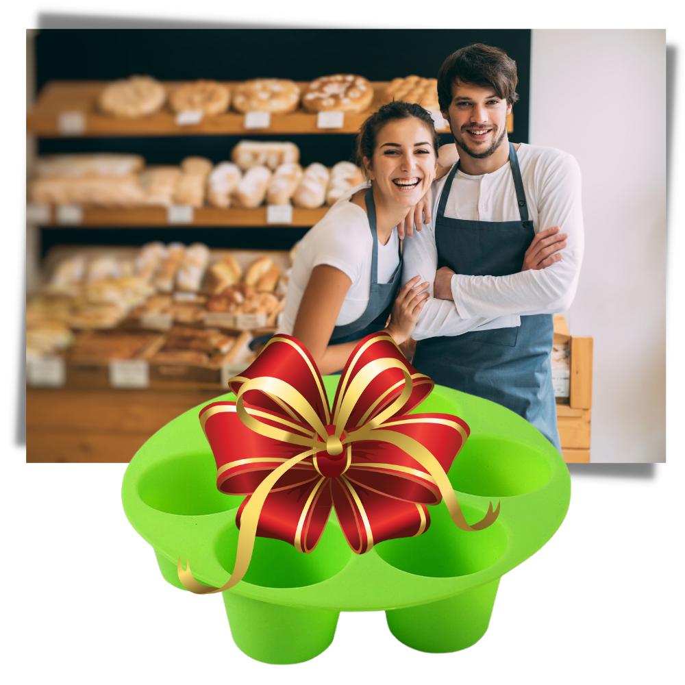 Rundes Silikon-Cupcake-Tablett - Ozerty