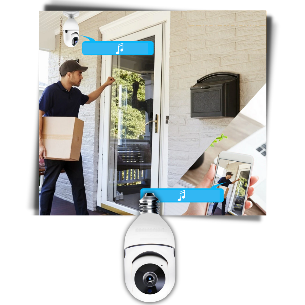 Smarte Kamera-Glühbirne - Odeut