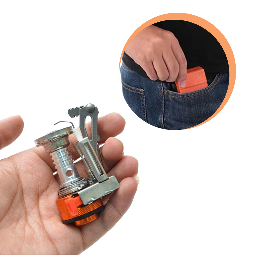 Tragbarer Mini-Gas-Campingkocher Brenner - Ozerty