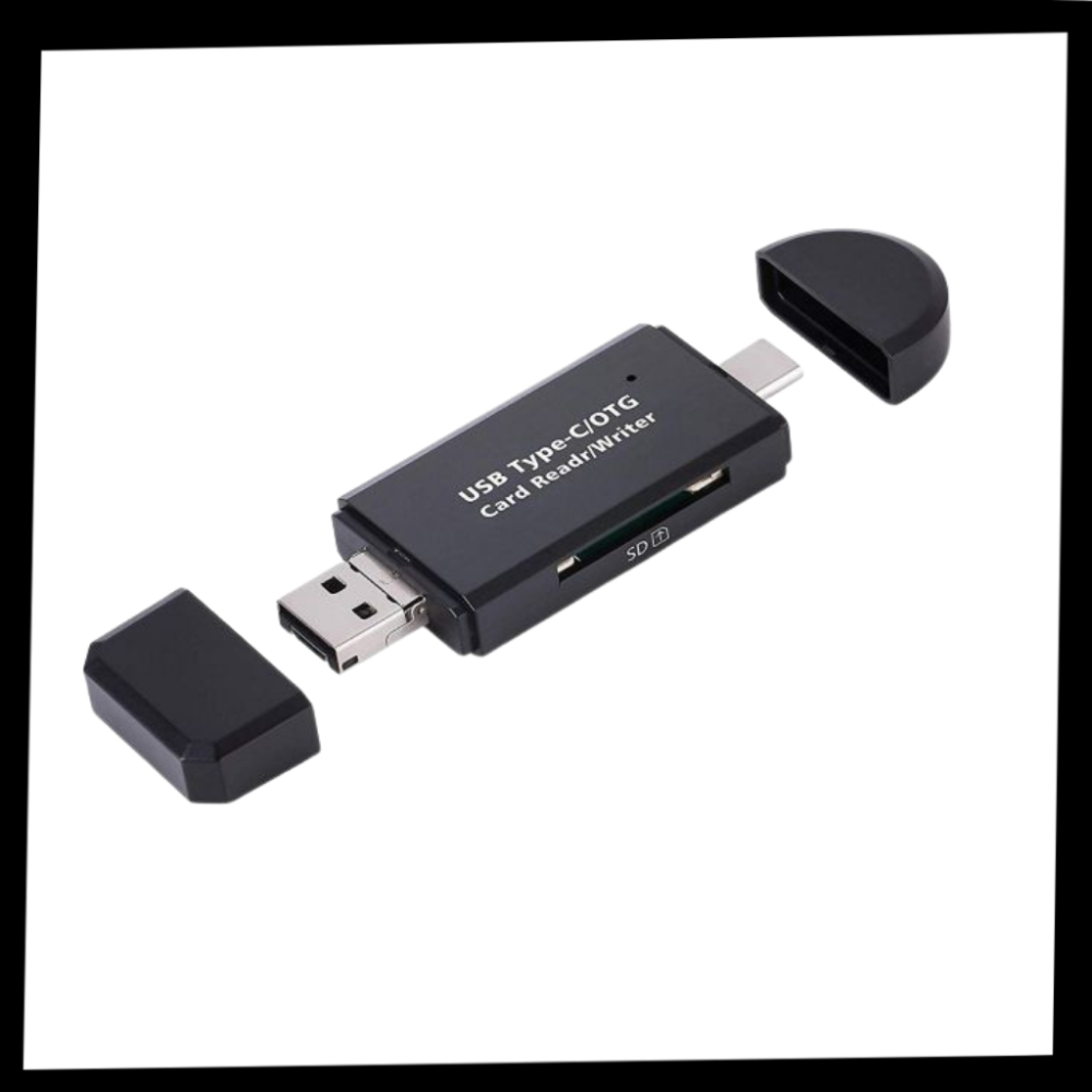 3-in-1 USB Speicherkartenlesegerät - Ozerty