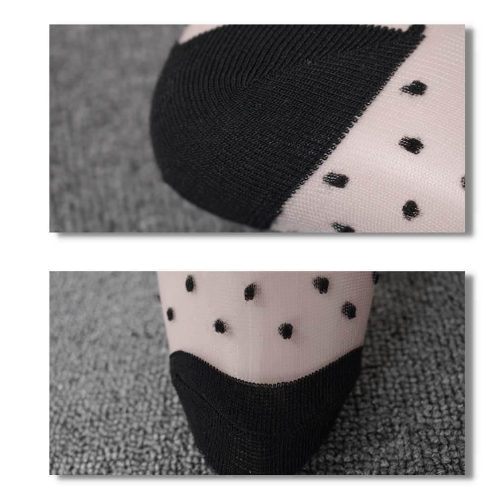 (10 Paare) Transparente Modesocken für Frauen - Ozerty