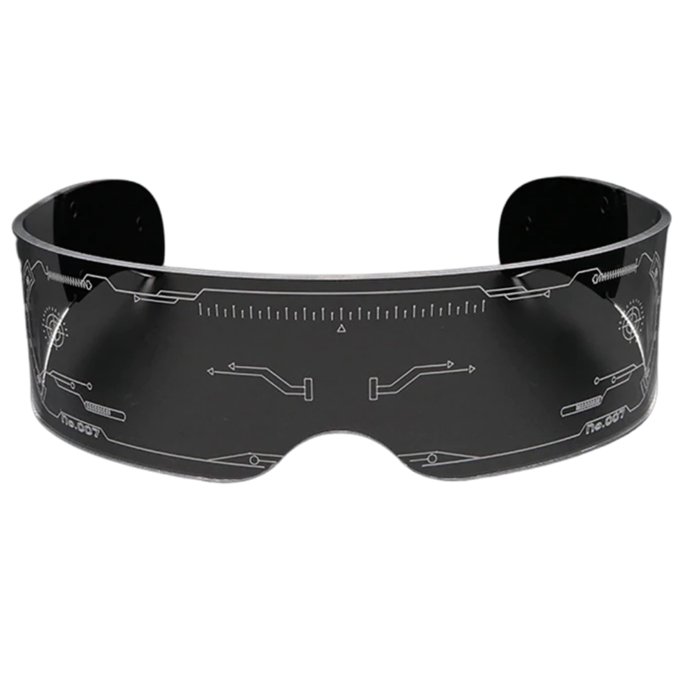 Leuchtende Brille mit bunten LED-Lichtern - Ozerty