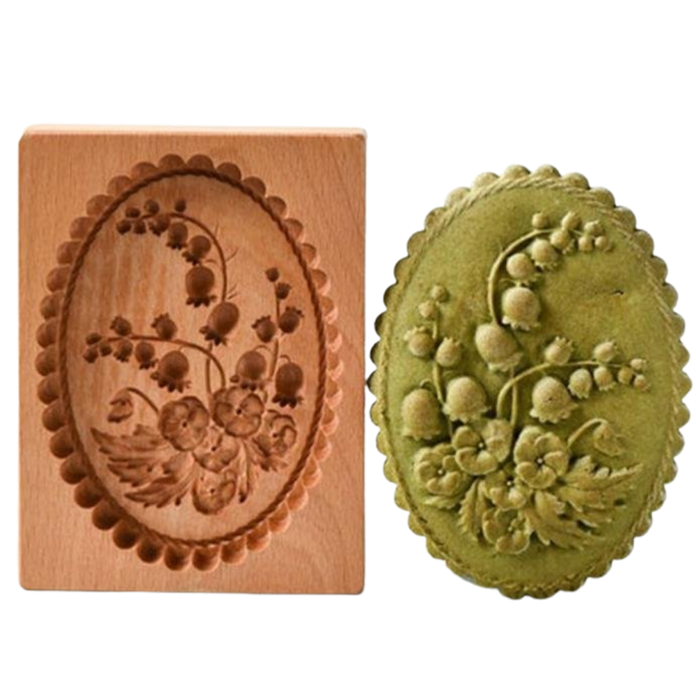 Hölzerne Ausstechform