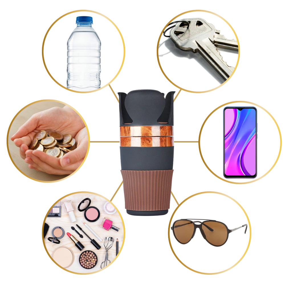 Multifunktionaler Getränkehalter-Adapter - Ozerty