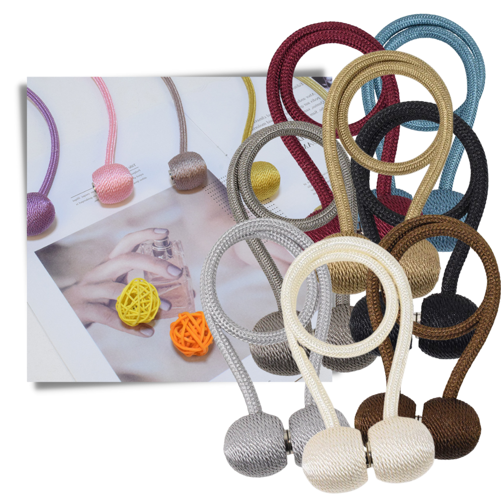 2er-Pack magnetische Vorhangschnallen - Odeut