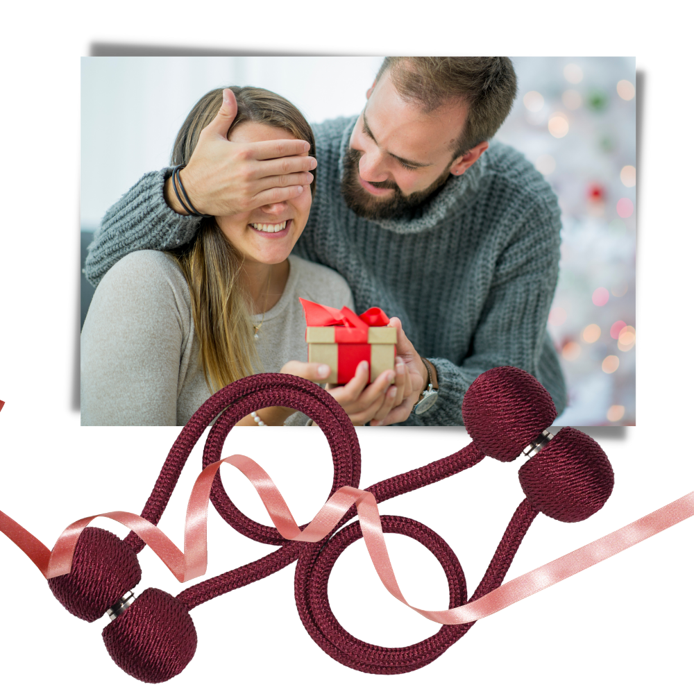 2er-Pack magnetische Vorhangschnallen - Odeut