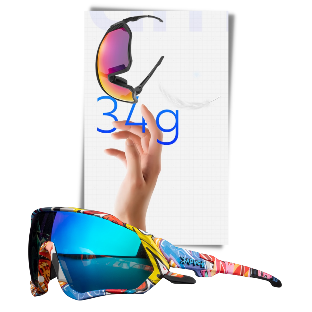 Polarisierte Radfahrer-Sonnenbrille - Ozerty