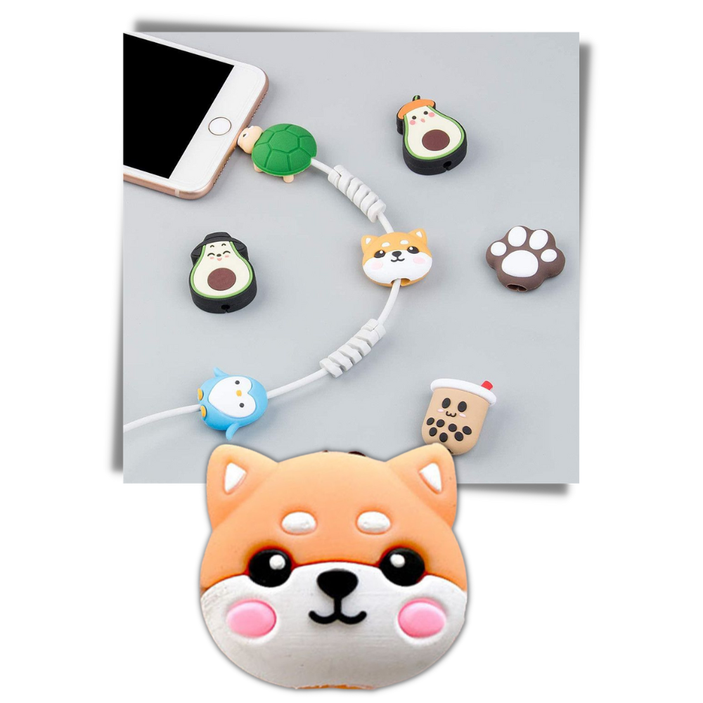 4er-Pack Ladekabel-Schutzvorrichtungen - Ozerty