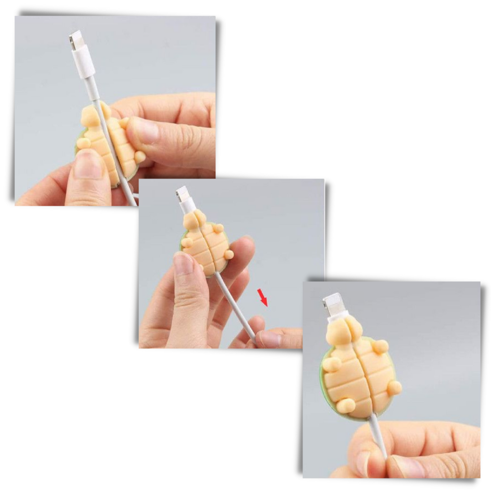 4er-Pack Ladekabel-Schutzvorrichtungen - Ozerty