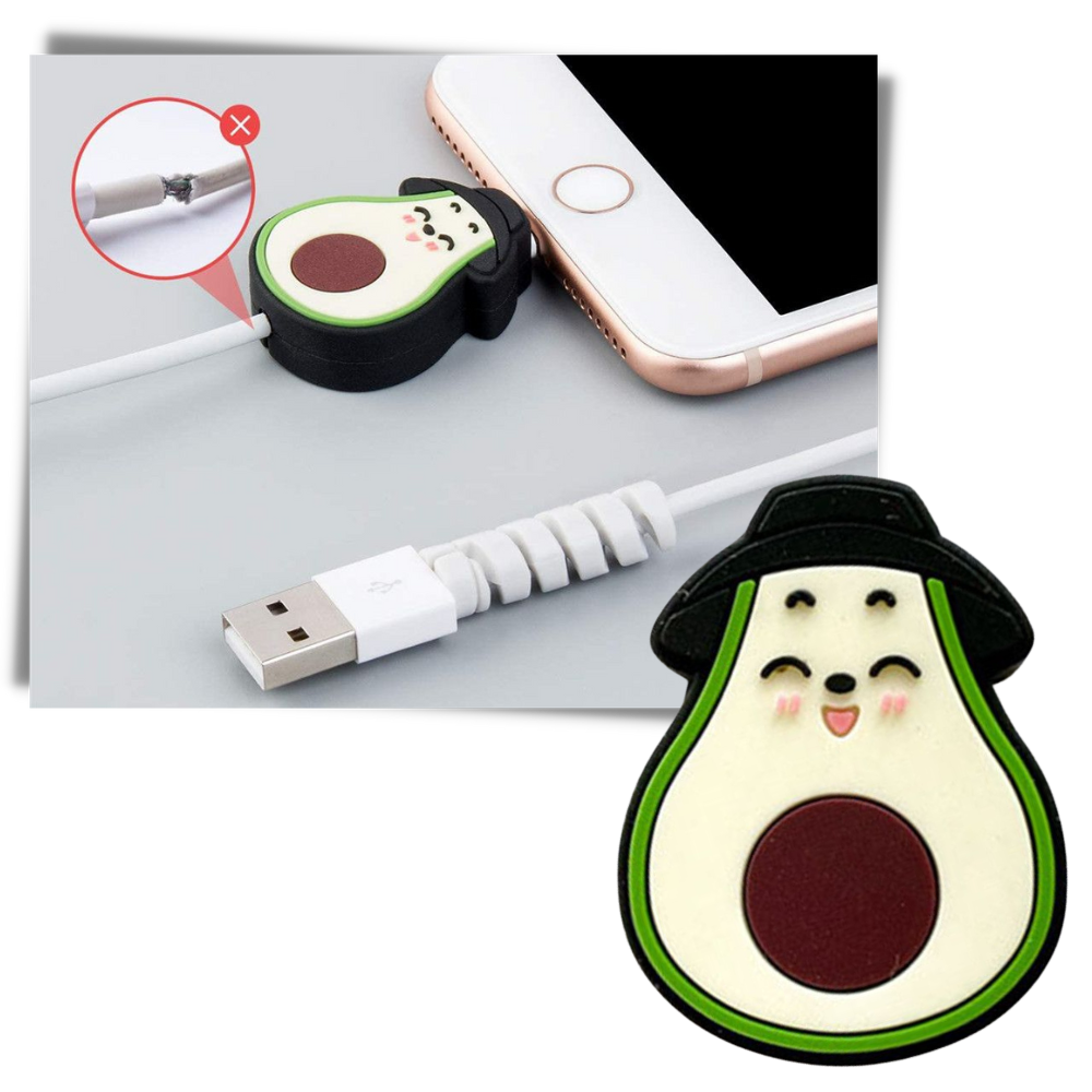 4er-Pack Ladekabel-Schutzvorrichtungen - Ozerty