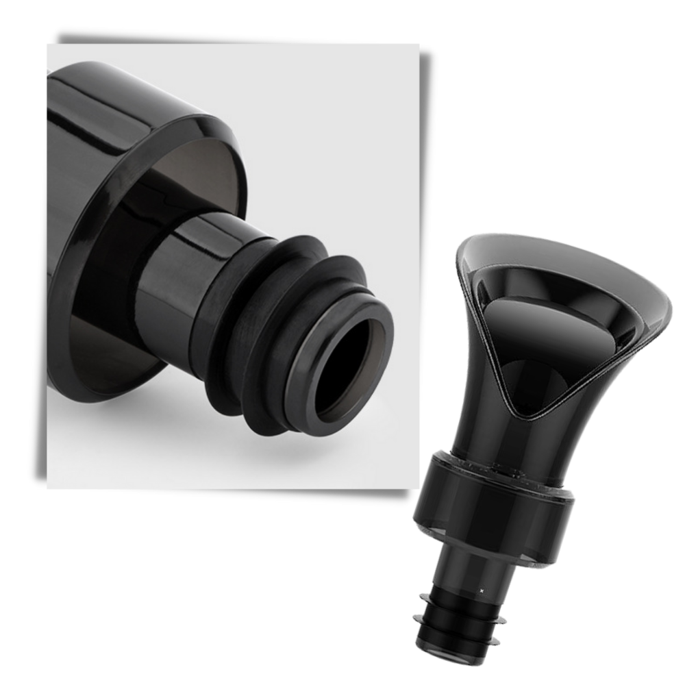 2 in 1 Weindekanter und Verschluss - Odeut