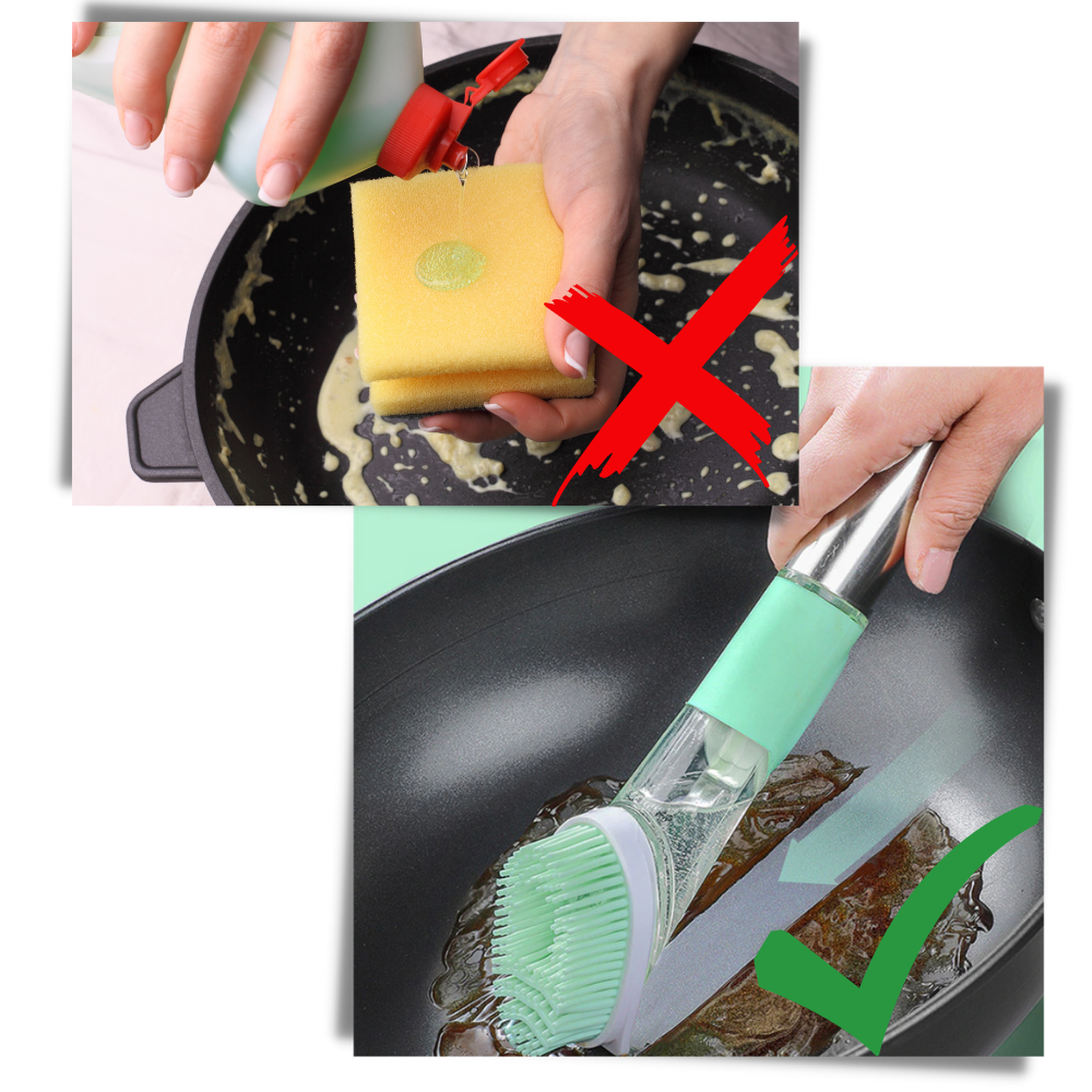 Reinigungsbürste mit Seifenspender - Ozerty