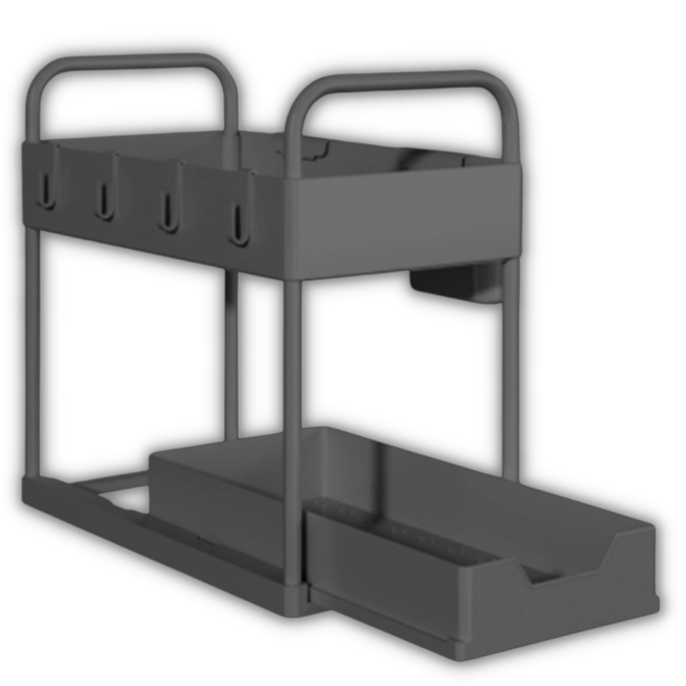 Doppeltes Schubladenregal für Küchengewürze - Ozerty