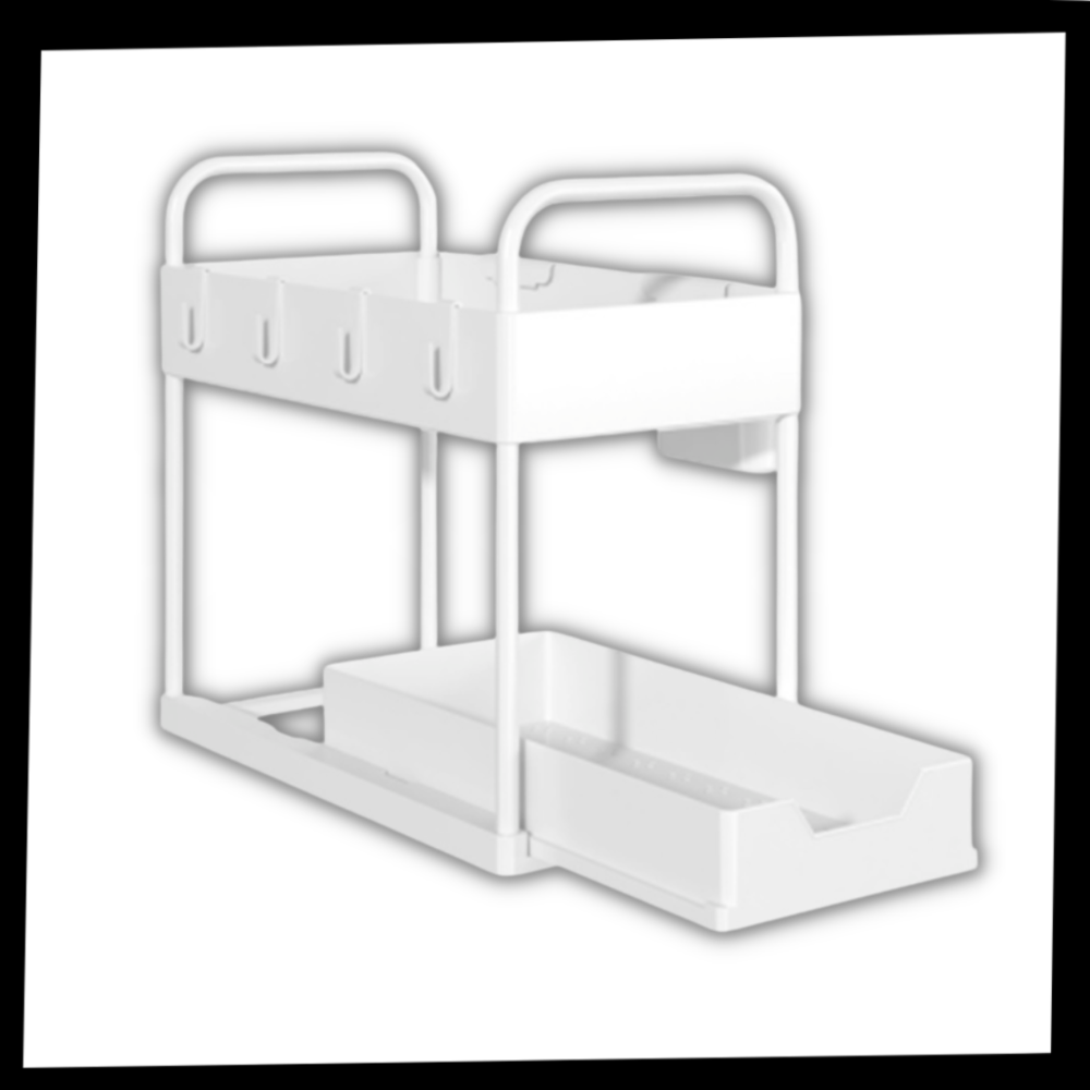Doppeltes Schubladenregal für Küchengewürze - Ozerty