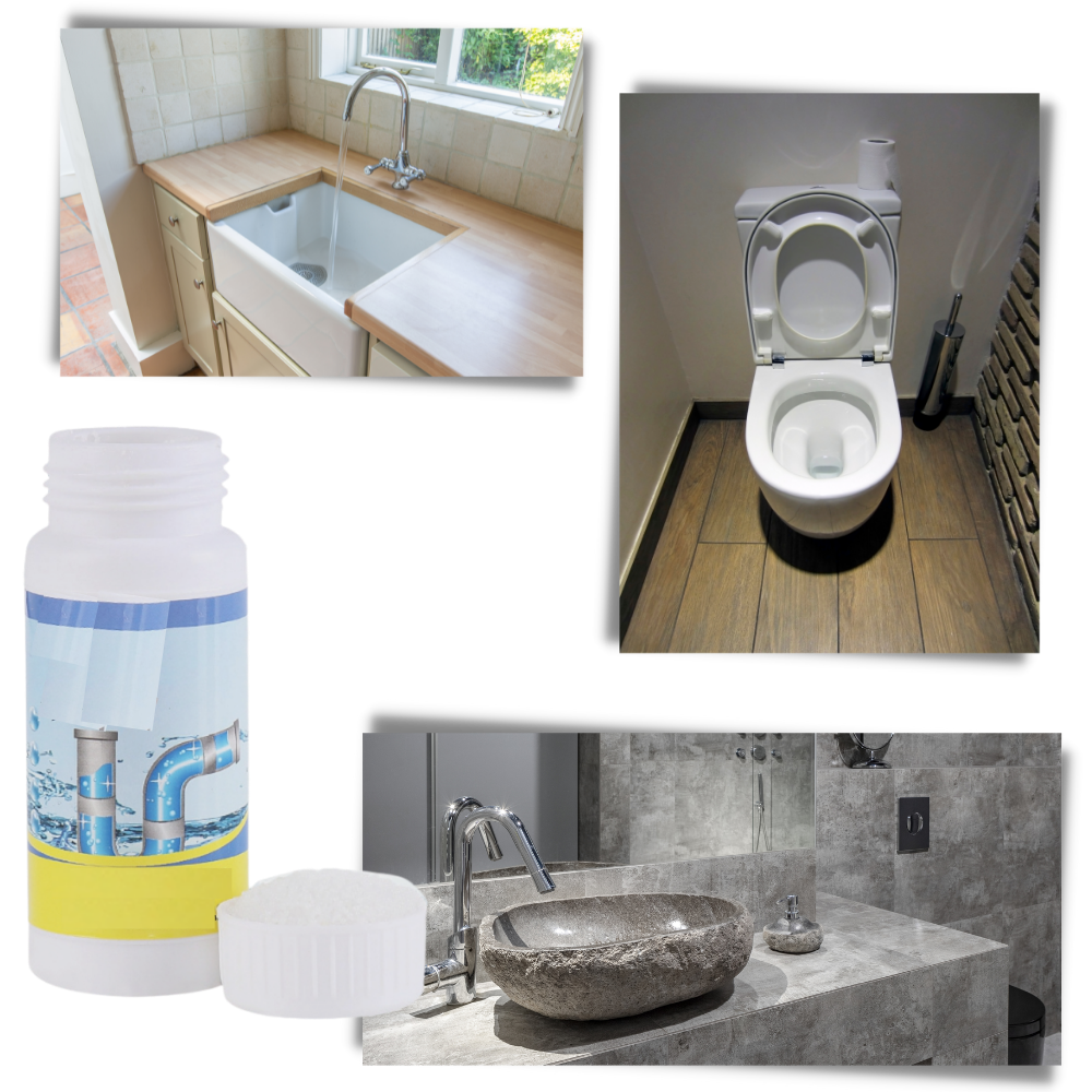 Reinigungspulver für Küchenspüle und Abflüsse - Ozerty