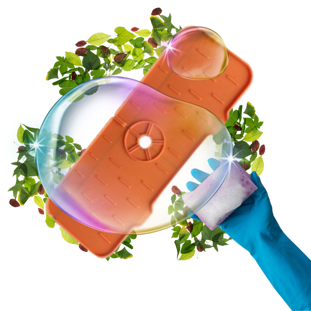 Küche Spritzschutz Wasserhahn Silikonmatte - Ozerty