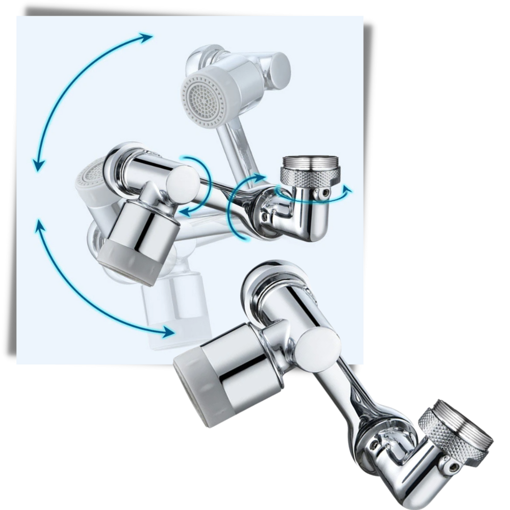 Spritzschutz für drehbare Wasserhahnverlängerung - Ozerty