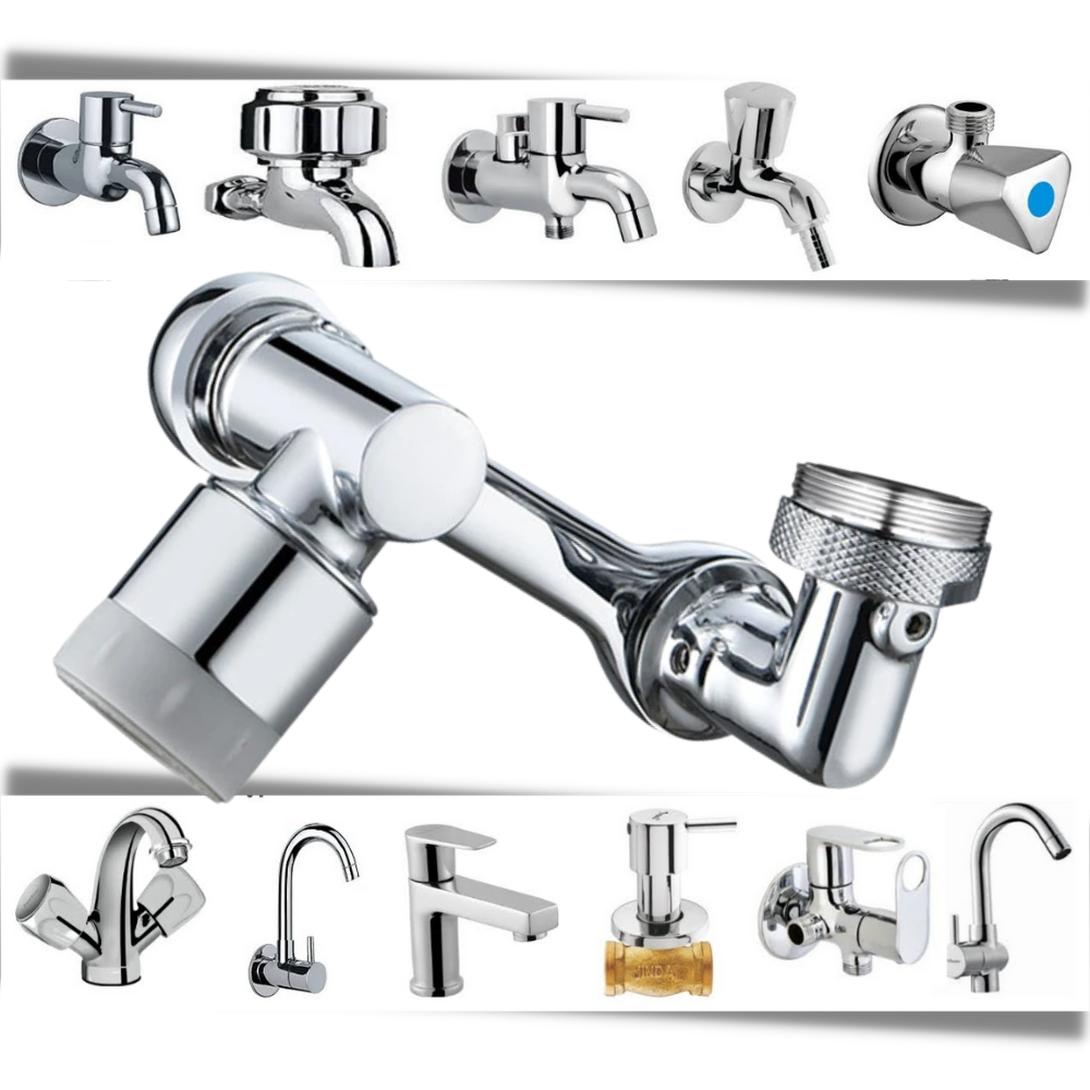 Spritzschutz für drehbare Wasserhahnverlängerung - Ozerty