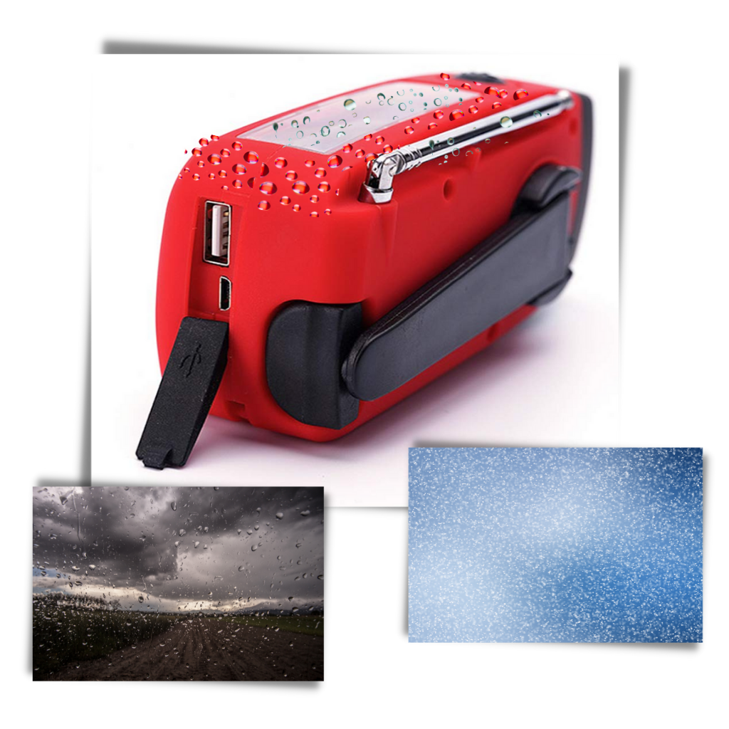 Multifunktionales Dynamo-Notfallradio - Ozerty