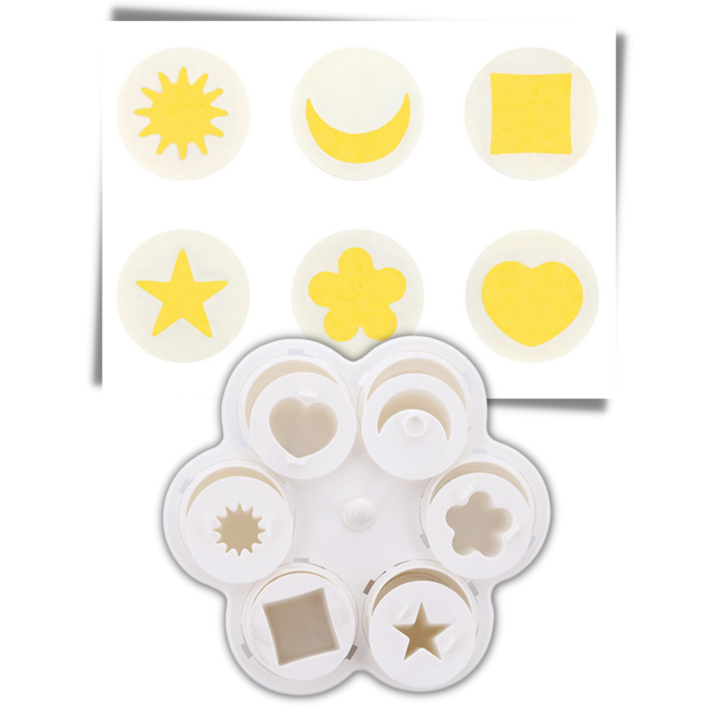 Packung mit 6 Eierkochern in ausgefallener Form - Odeut