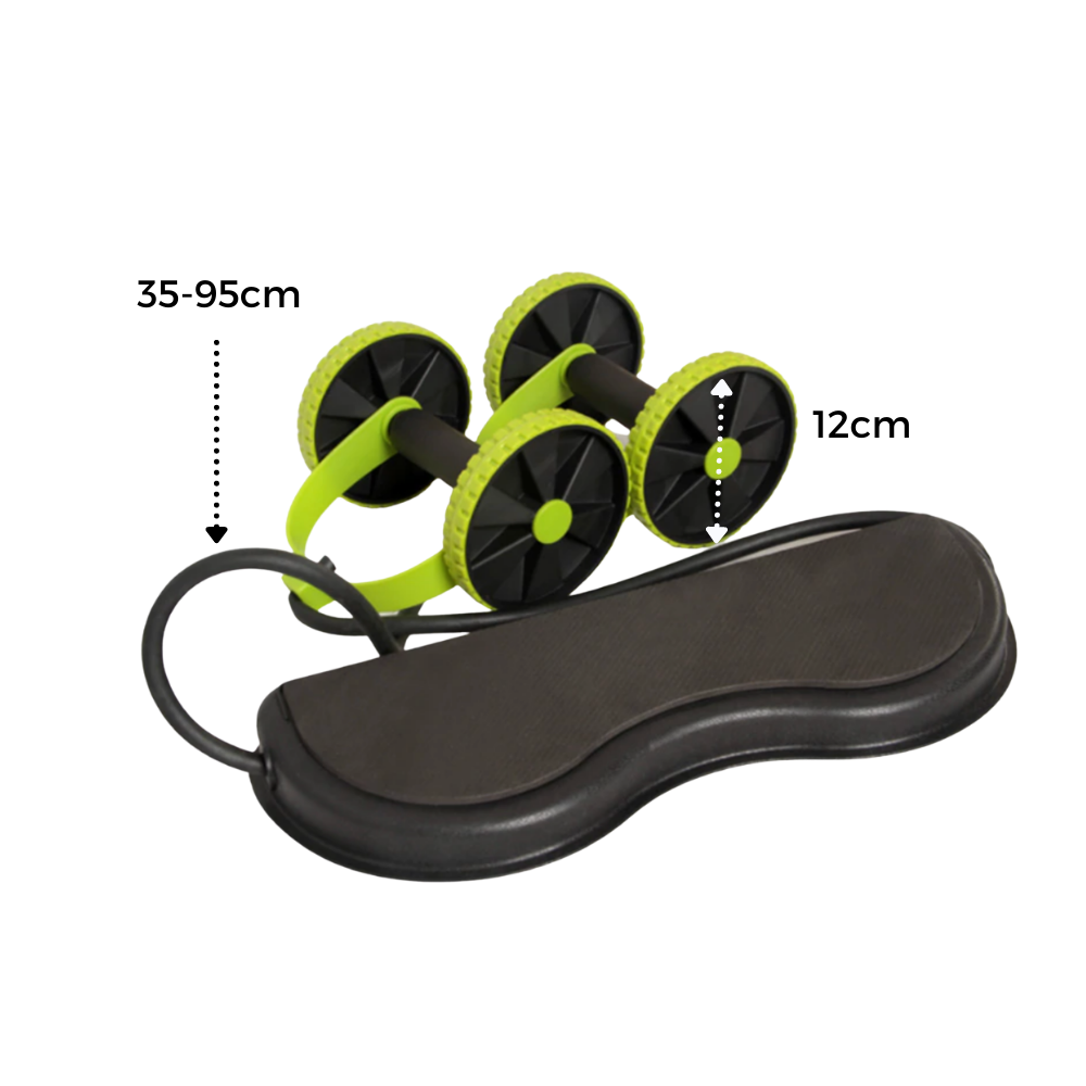 Bauchrollen mit Widerstandsbändern - Ozerty