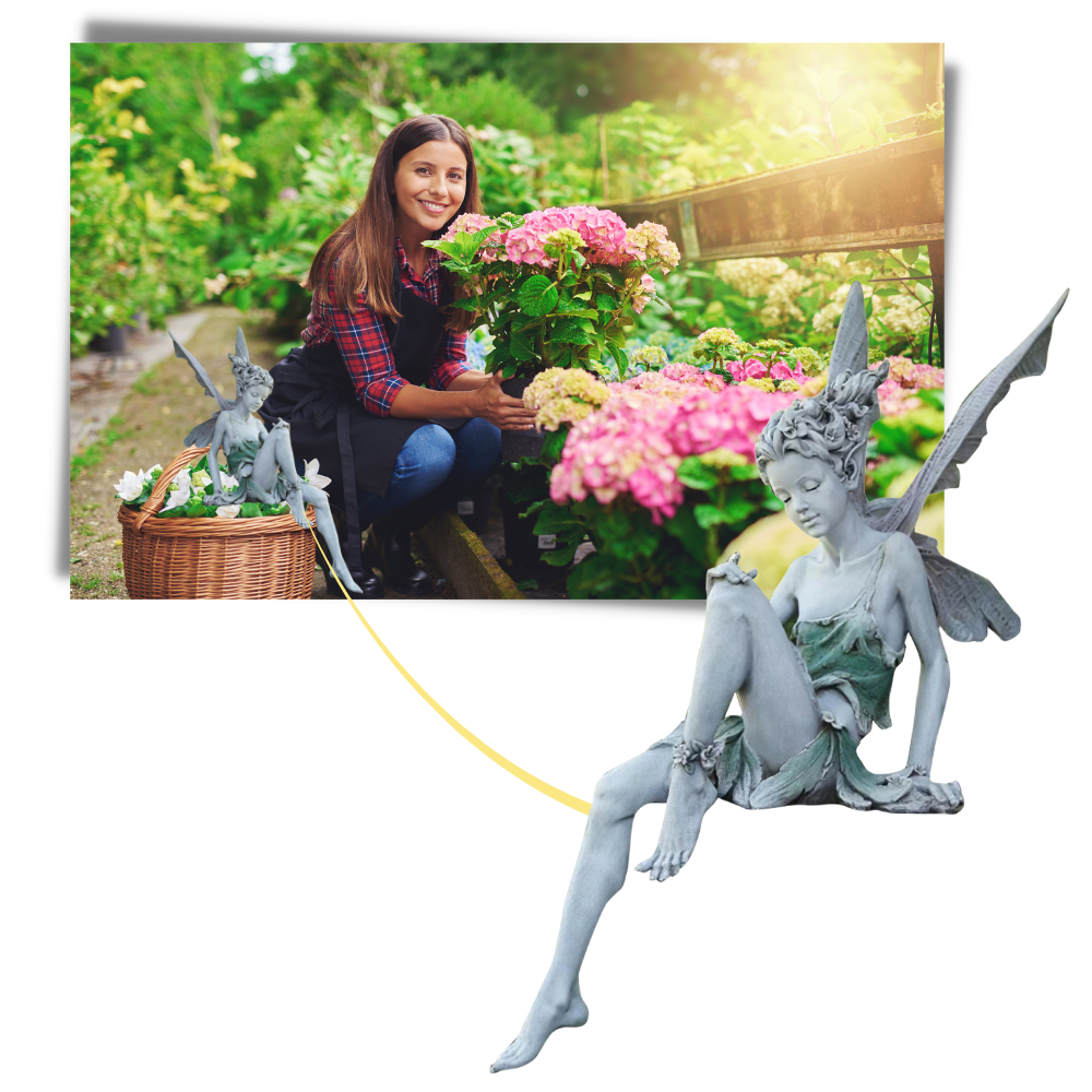 Fee Statue Garten Ornament - Odeut