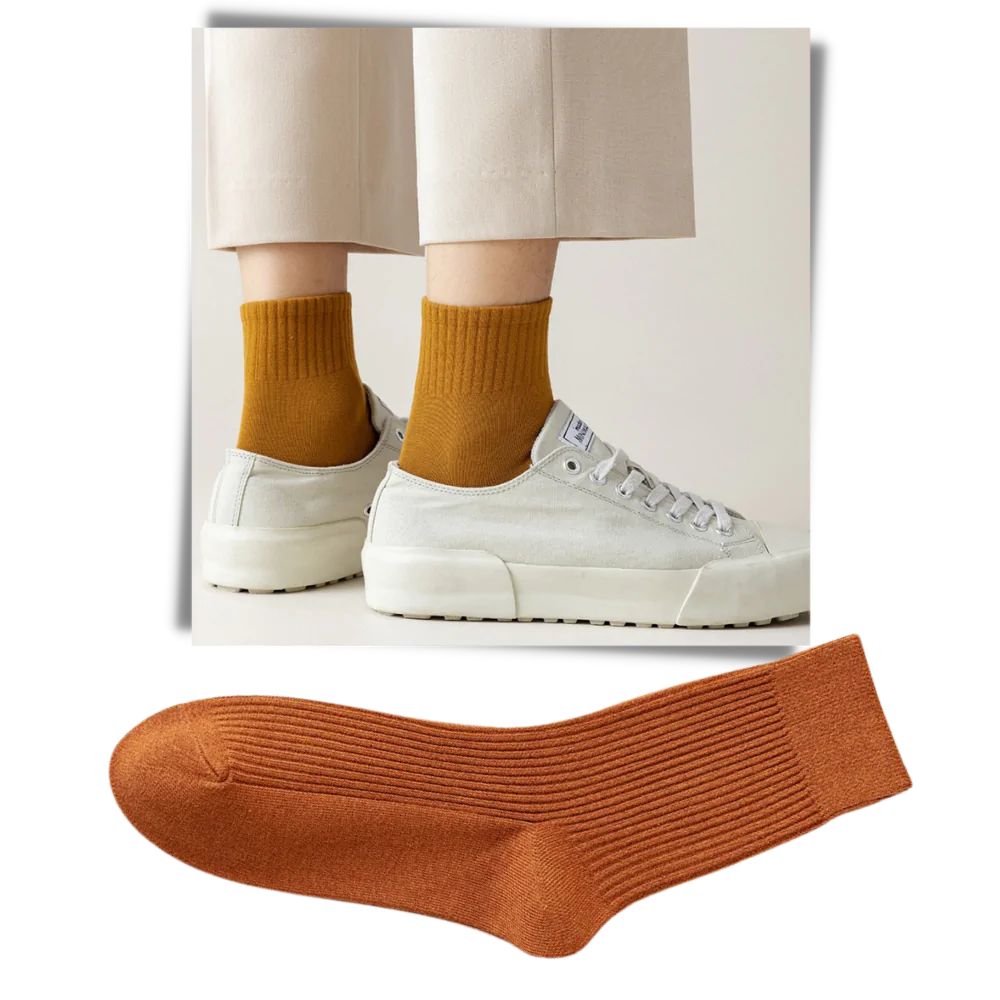 Gerippte Socken für Männer (2 Paar) - Ozerty