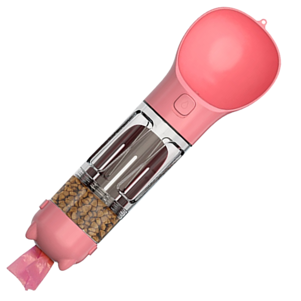 Tragbare Futter- und Wasserflasche für Haustiere