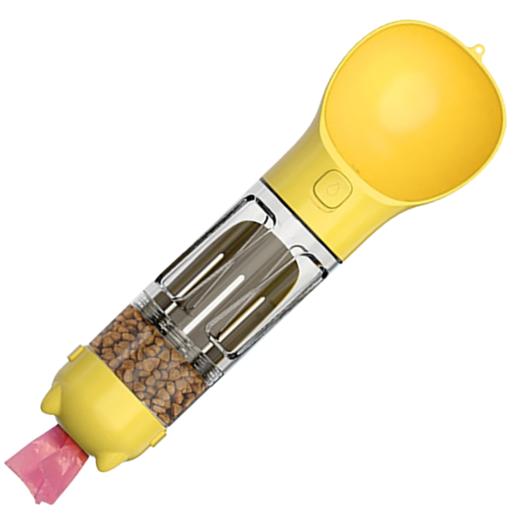 Tragbare Futter- und Wasserflasche für Haustiere