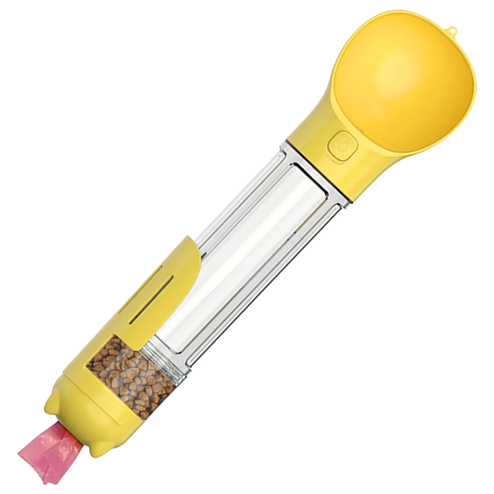 Tragbare Futter- und Wasserflasche für Haustiere