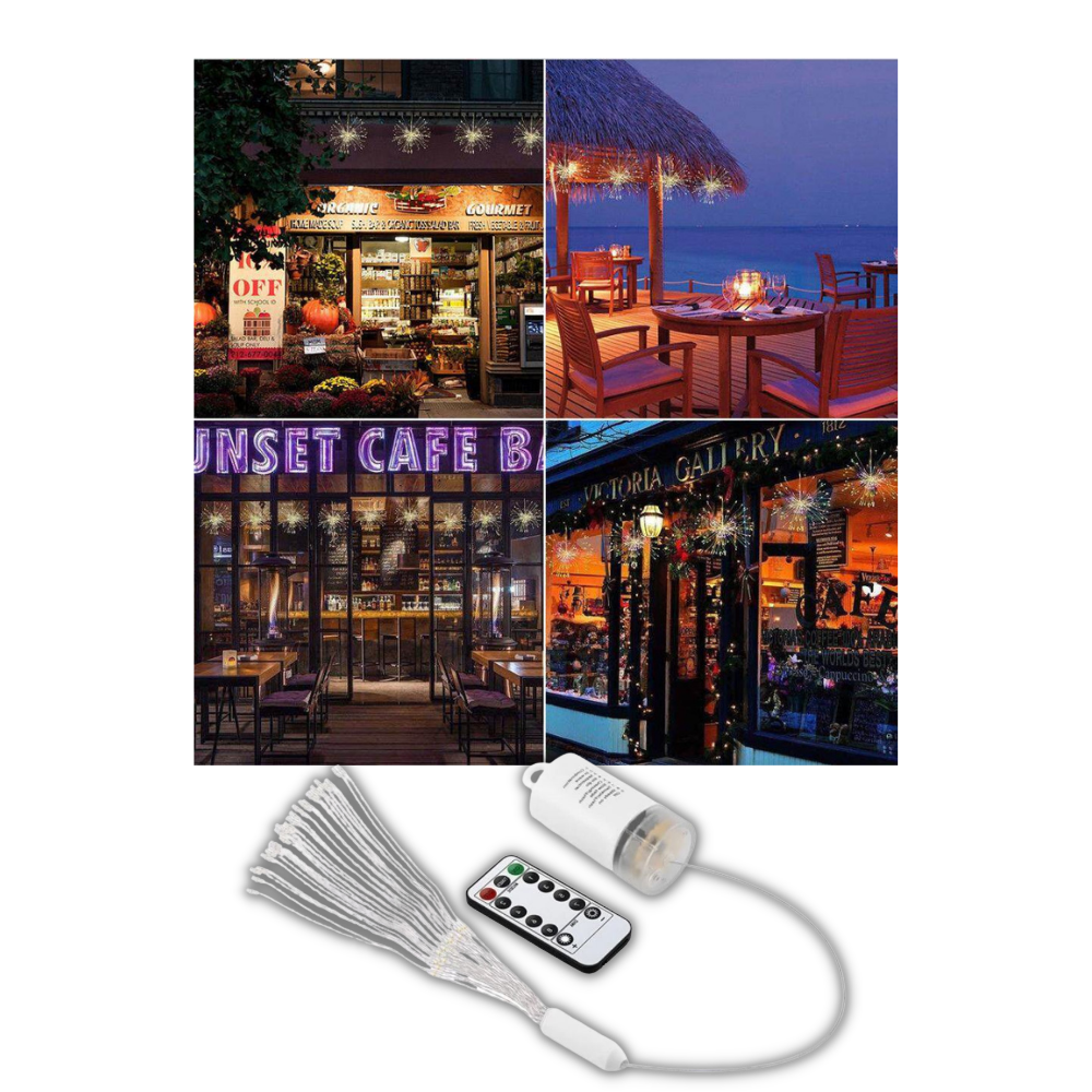 LED-Girlande aus Feuerwerkskörpern - Ozerty