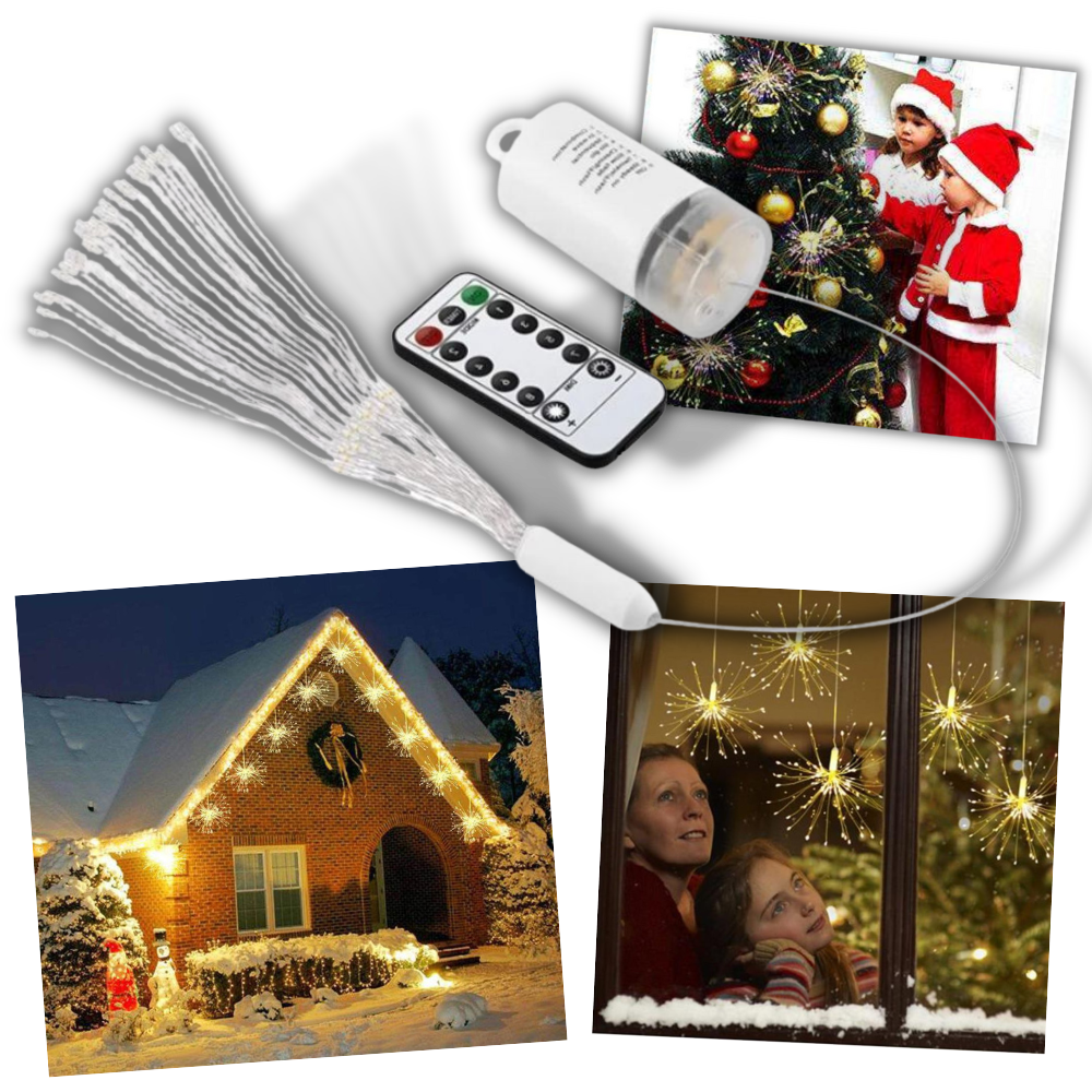 LED-Girlande aus Feuerwerkskörpern - Ozerty