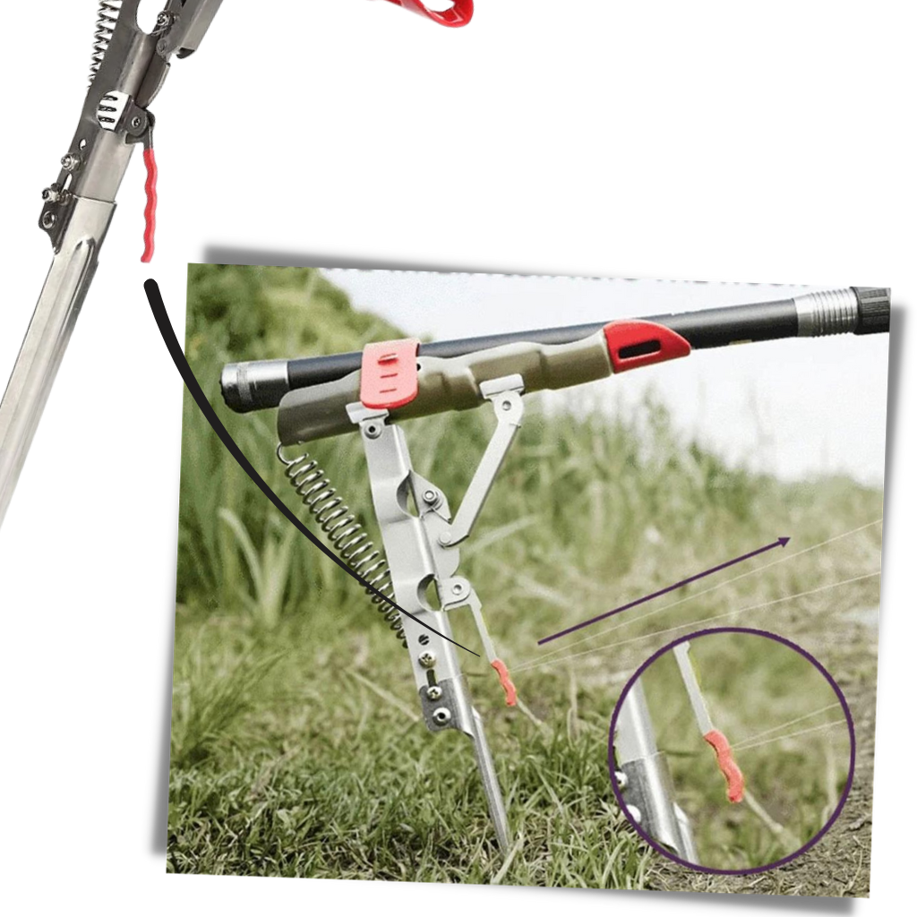 Angelrutenhalter mit Federn - Ozerty