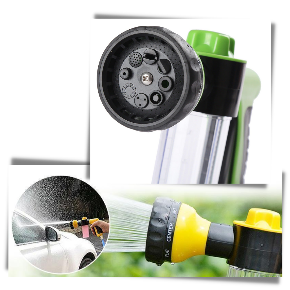 Hochdruck-Schlauchdüsenkopf & Seifenspender - Ozerty