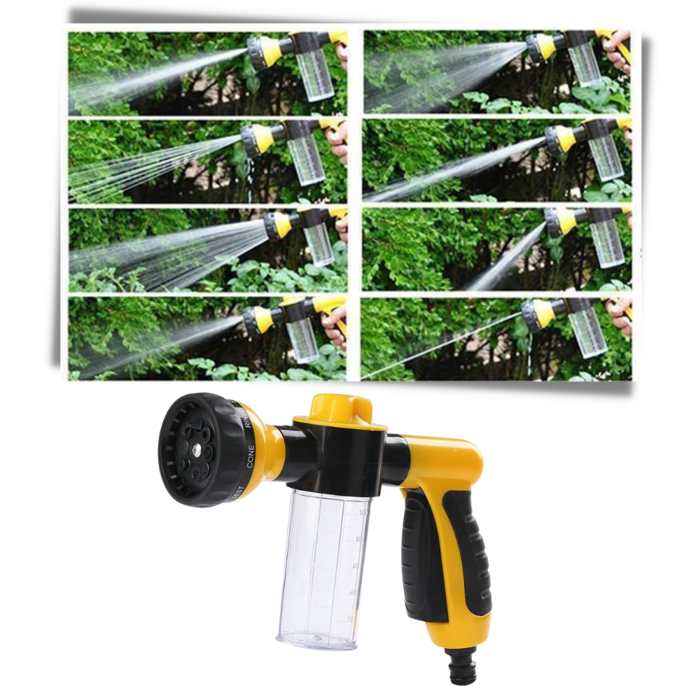 Hochdruck-Schlauchdüsenkopf & Seifenspender - Ozerty