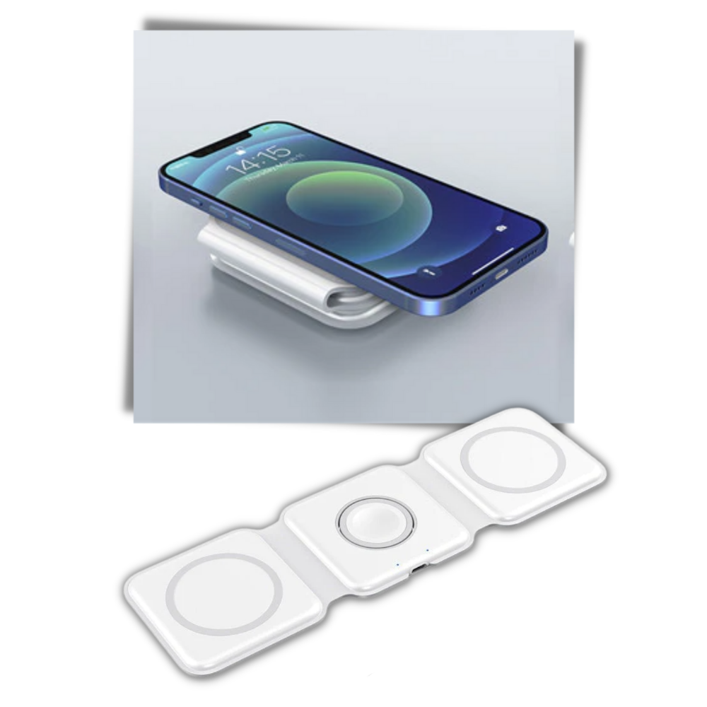 Zusammenklappbare kabellose Ladestation - Ozerty