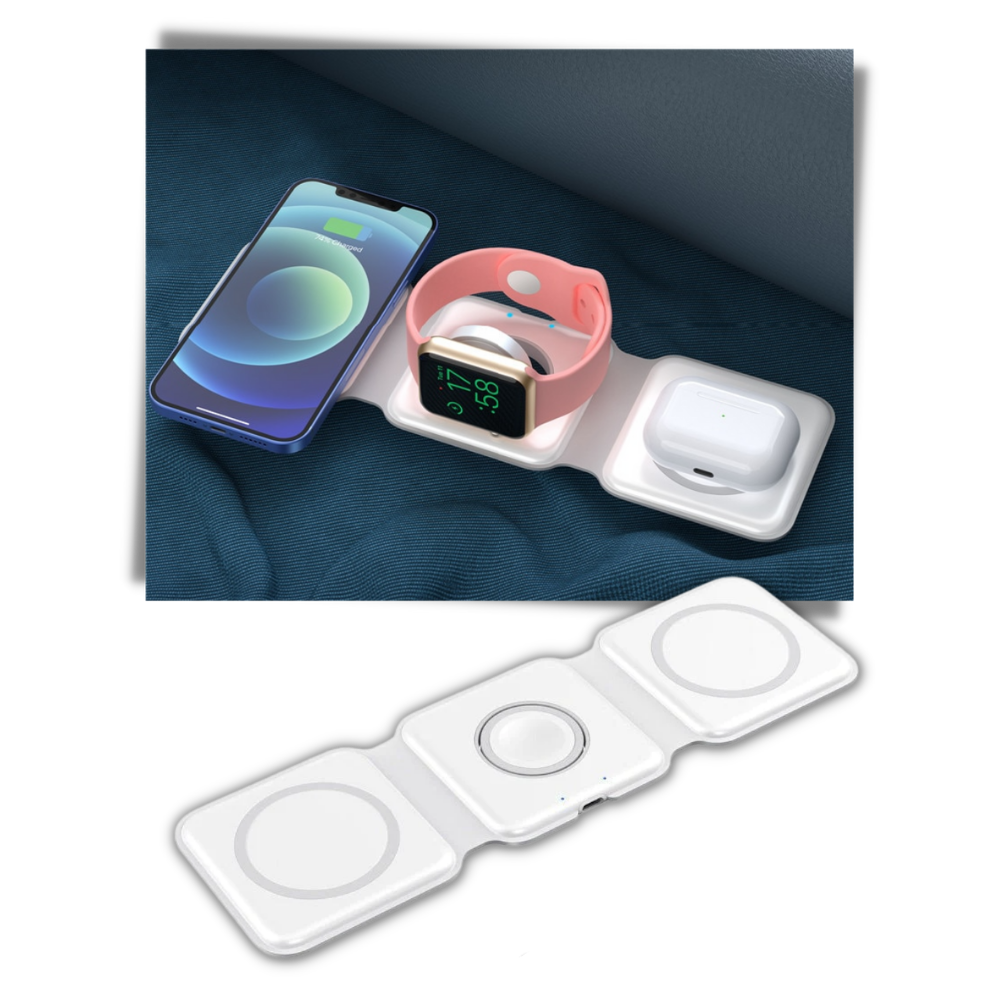 Zusammenklappbare kabellose Ladestation - Ozerty