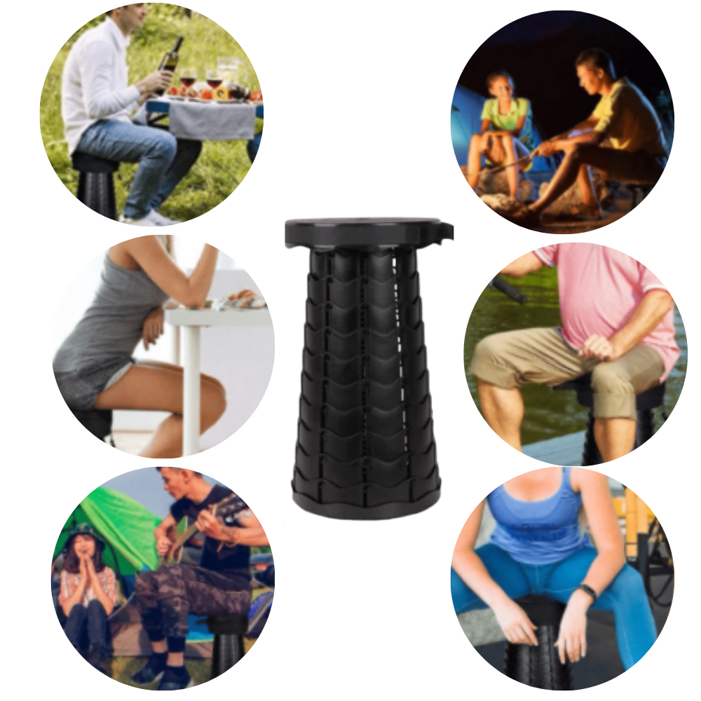 Tragbarer, ausziehbarer Hocker - Ozerty